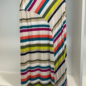 Striped Multicolor Maxi Skirt